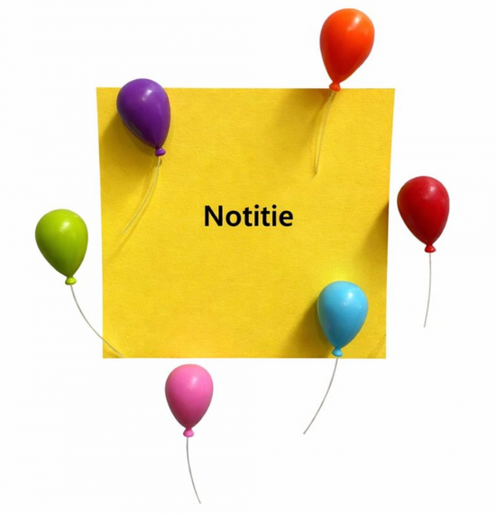 Ballon magneten 4 van de magneetshopnl