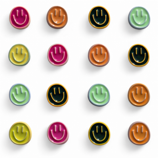 Smiley magneten 2 van de magneetshop.nl