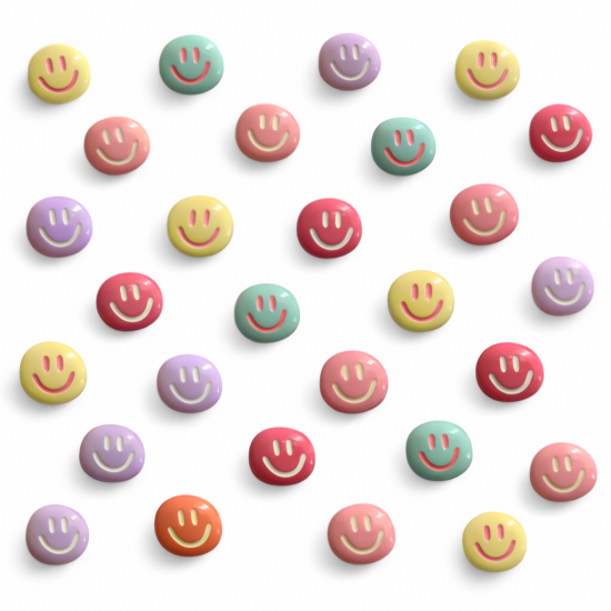 Vrolijke smiley magneten van de magneetshop.nl