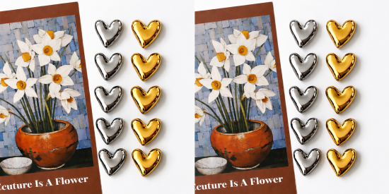 Gouden & Zilveren metallic hartjes (20 stuks) 1 van demagneetshop.nl