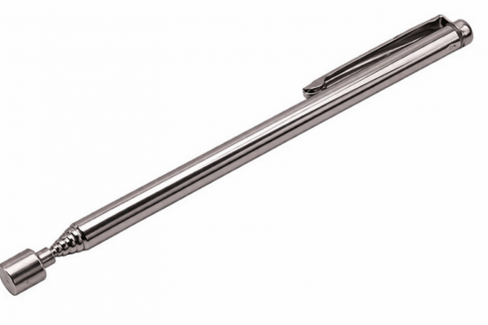 Magneet pen zilver van demagneetshop.nl