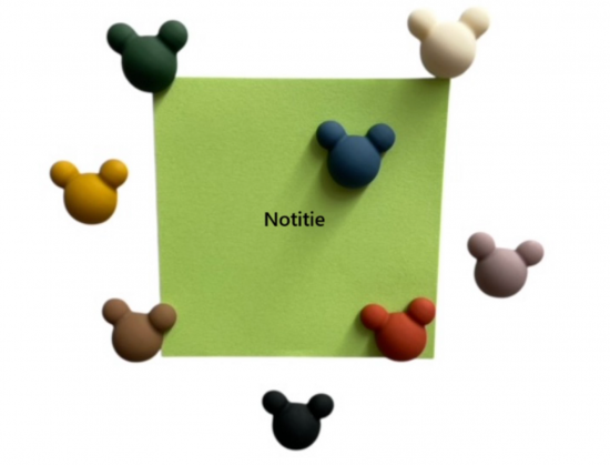 Teddy beer magneten 6 van demagneetshop.nl