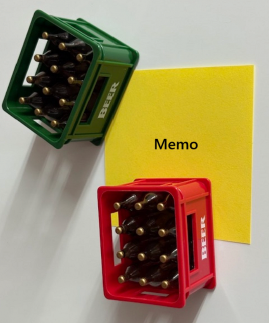 Rode & groene bieropener 2 van demagneetshop.nl