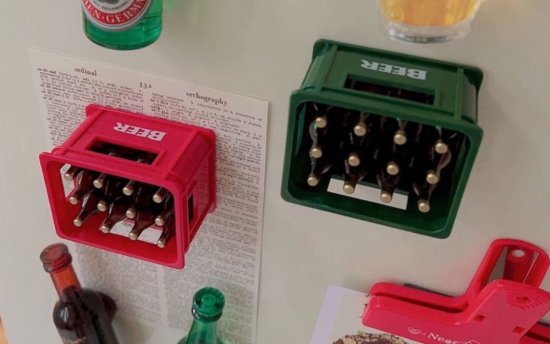 Rode & groene bieropener van demagneetshop.nl