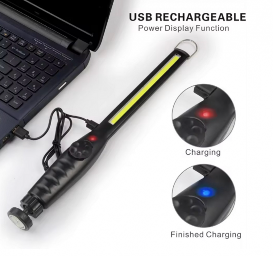 LED Werklamp XL Oplaadbaar 2 van demagneetshop.nl