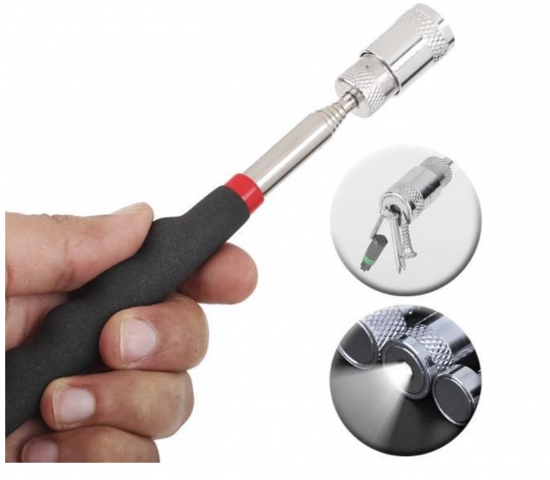 Magneet pen met lampje 2 van demagneetshop.nl