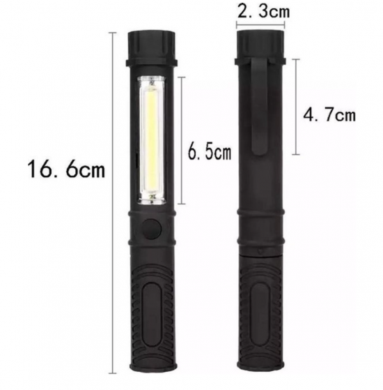 Werklamp Magnetisch Inclusief AAA Batterijen 5 van demagneetshop.nl
