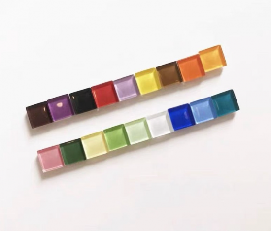 Gekleurde vierkante magneten (18 stuks) 2 van demagneetshop.nl