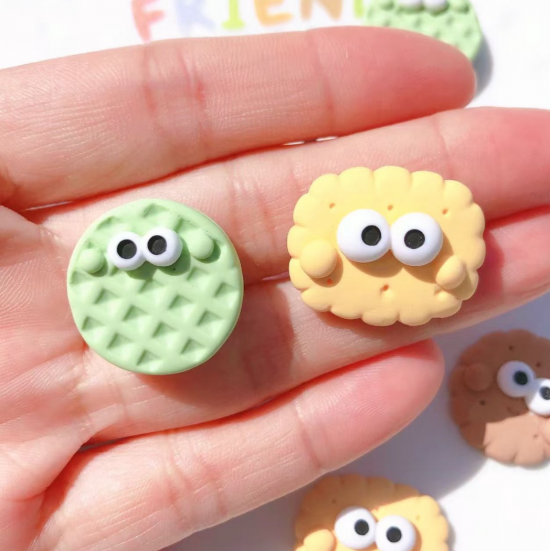 Koekjes magneten met ogen (10 stuks) 2 van demagneetshop.nl