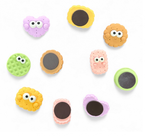 Koekjes magneten met ogen (10 stuks) 6 van demagneetshop.nl