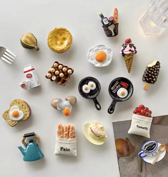 Gekleurde keuken magneten (17 stuks) 1 van demagneetshop.nl