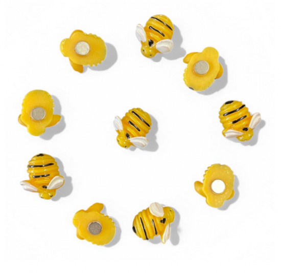 Grote bijen magneten (10 stuks) 2 van demagneetshop.nl