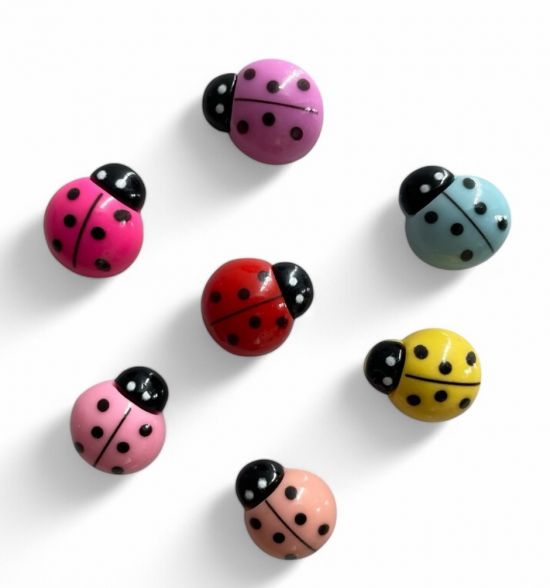 Lieveheersbeestje magneten (7 stuks) 3 van demagneetshop.nl