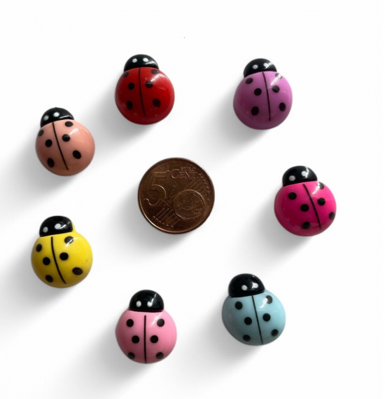 Lieveheersbeestje magneten (7 stuks) 4 van demagneetshop.nl