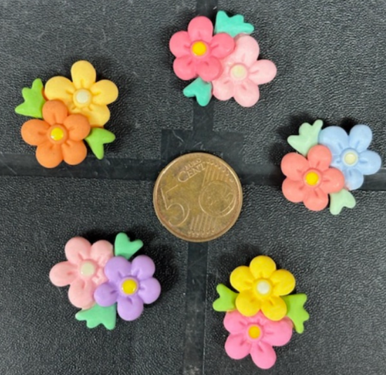Bloem boeket magneten (5 stuks) 4 van demagneetshop.nl