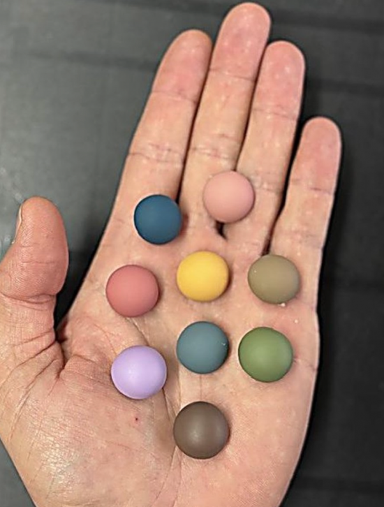 Gekleurde ronde magneten (9 stuks) 2 van demagneetshop.nl
