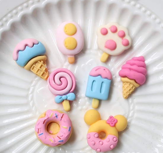 Ijs & Donut magneten (8 stuks) 1 van demagneetshop.nl
