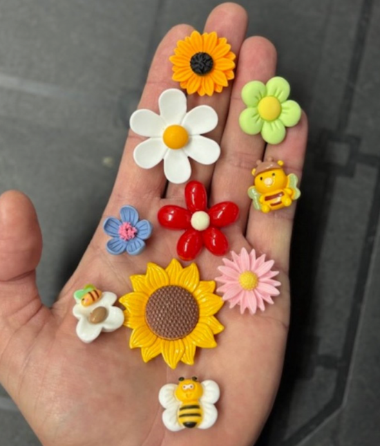 Bloemen & bijen magneten (10 stuks) 4 van demagneetshop.nl