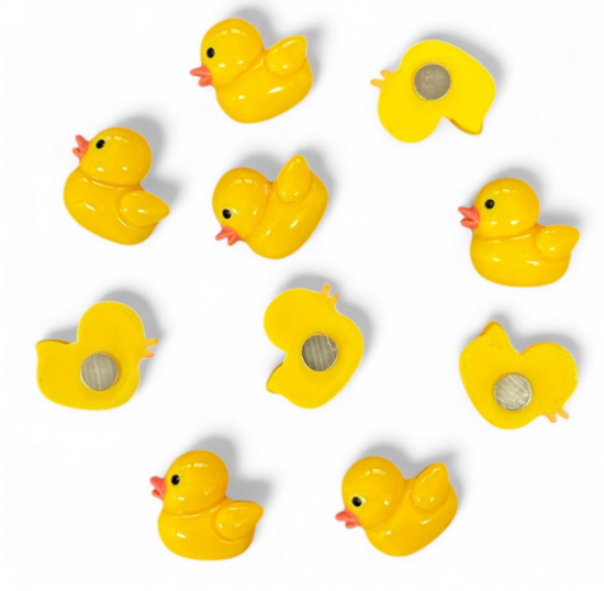 Badeend magneten (10 stuks) 2 van demagneetshop.nl