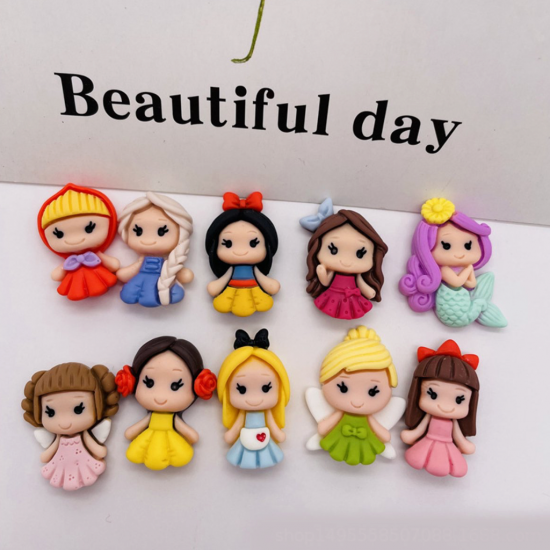 Prinses figuren magneten (10 stuks) 3 van demagneetshop.nl