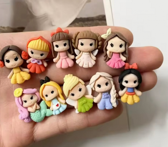 Prinses figuren magneten (10 stuks) 4 van demagneetshop.nl