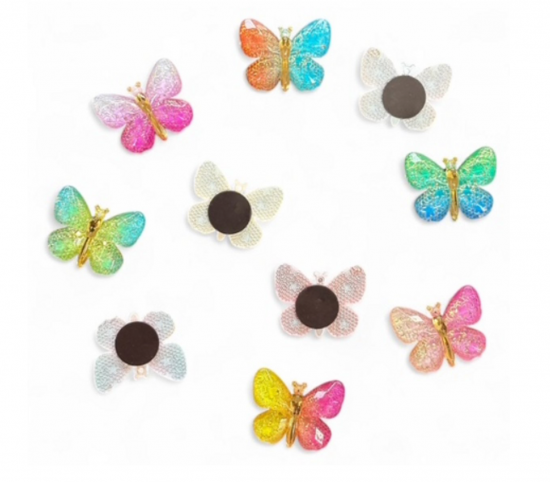 Vlinder magneten (10 stuks) 2 van demagneetshop.nl