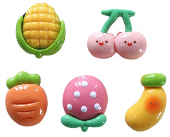 Groente & Fruit magneten (5 stuks) 2 van demagneetshop.nl