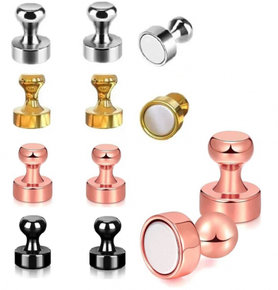 Sterke metalen pion magneten (8 stuks) 1 van demagneetshop.nl
