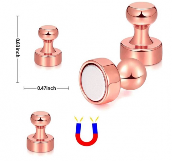 Sterke metalen pion magneten (8 stuks) 4 van demagneetshop.nl