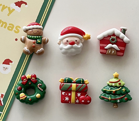 Cadeau kerst magneten (6 stuks) 1 van demagneetshop.nl