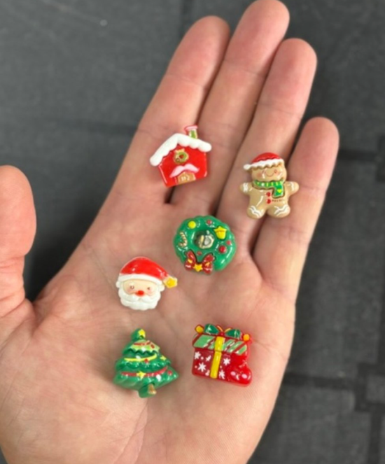 Cadeau kerst magneten (6 stuks) 2 van demagneetshop.nl