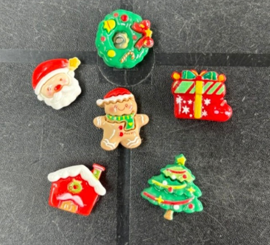 Cadeau kerst magneten (6 stuks) 4 van demagneetshop.nl