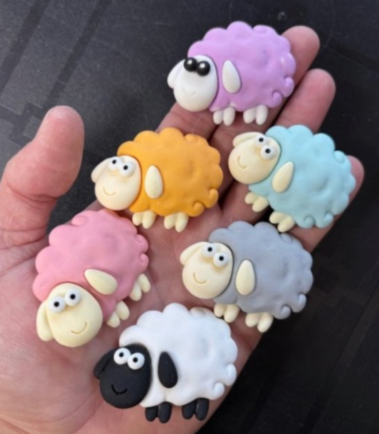 Schaap magneten (6 stuks) 2 van demagneetshop.nl