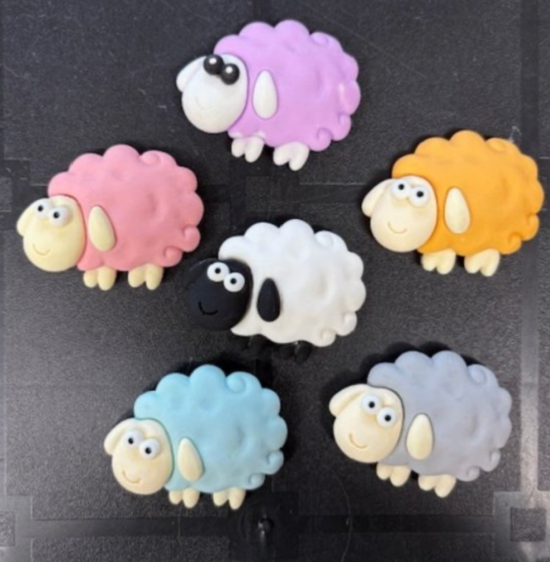 Schaap magneten (6 stuks) 1 van demagneetshop.nl