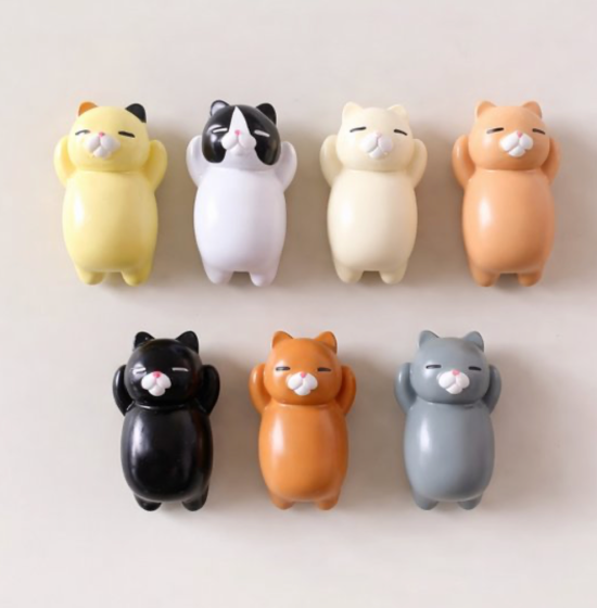 Katten magneten (7 stuks) 1 van demagneetshop.nl