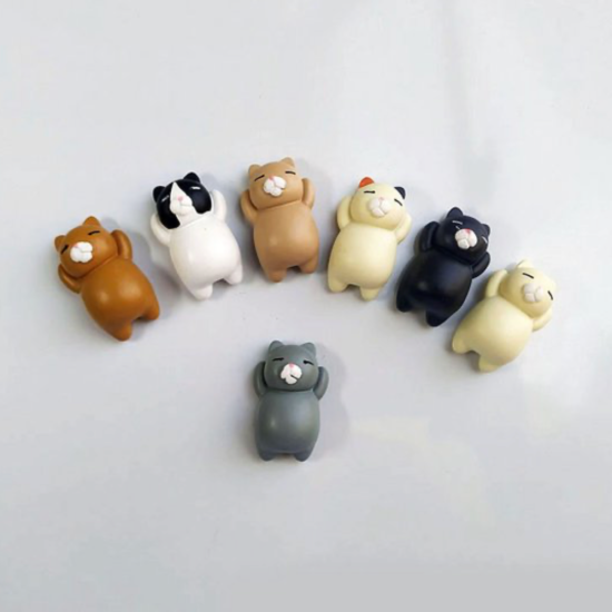 Katten magneten (7 stuks) 4 van demagneetshop.nl