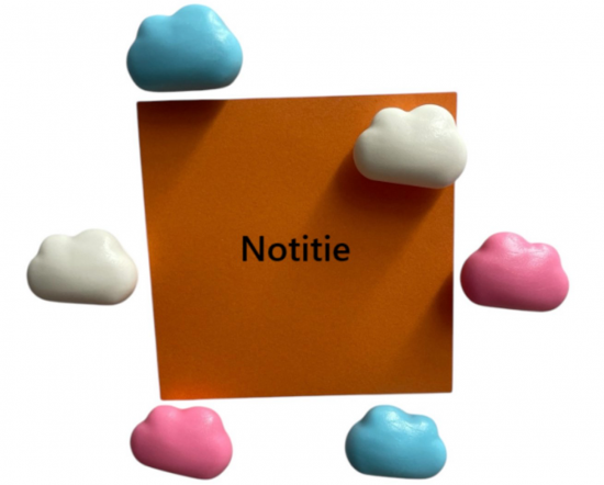 Wolken 4 van de magneetshopnl